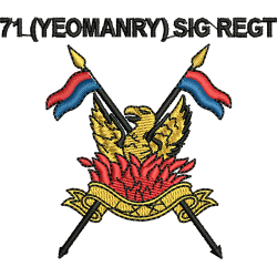 71 (Yeomanry) Signals Regt Polo Shirt