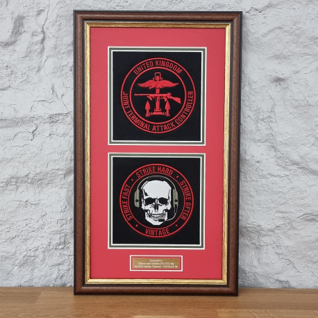 Framed Badge 255 (Somerset Yeomanry) Battery 255 Bty