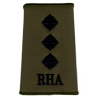 RHA Officer Rank Slide Olive