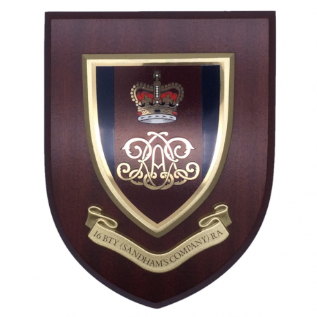 16 Bty (Sandham's Company) RA Wall Shield