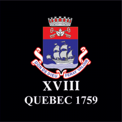 18 (Quebec 1759) Battery Window Cling