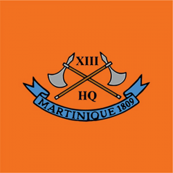 13 (Martinique 1809) Battery Sticker