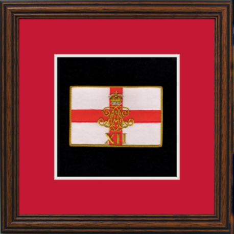 12 Regiment RA Framed Badge