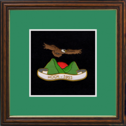 Hook Troop Framed Badge