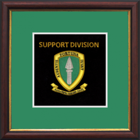 ARRC Support Division Framed Badge