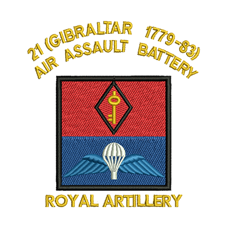 21 (Gibraltar 1779-83) Air Assault Battery Polo Shirt