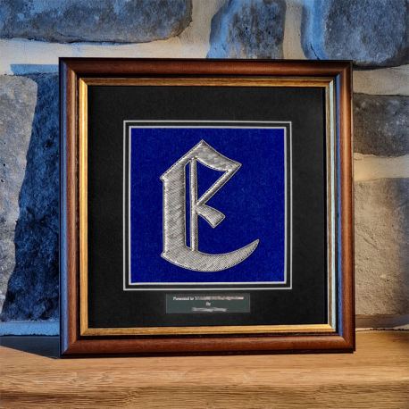 E Battery Framed Badge