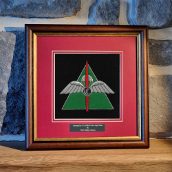C Troop Framed Badge