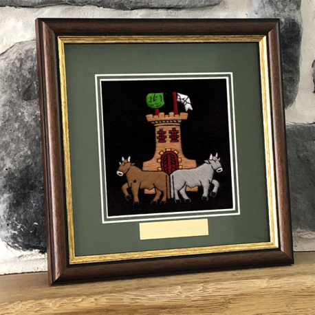 46 Battery Framed Badge