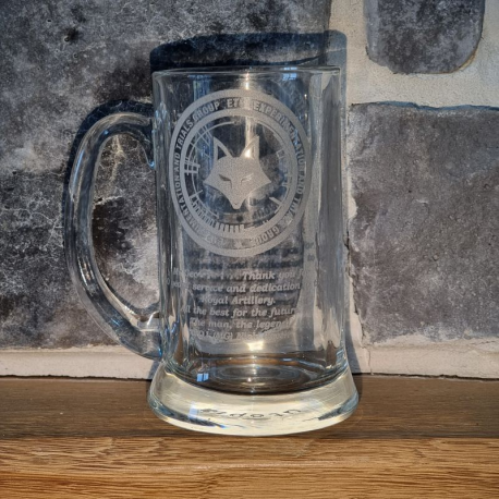 Personalized Glass Tankard