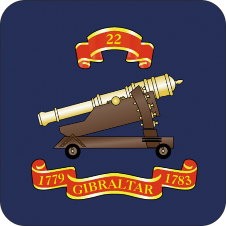 22 (Gibraltar 1779-1783) Battery Coaster