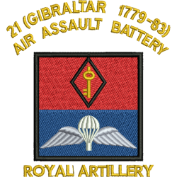 21 (Gibraltar 1779-83) Air Assault Battery Polo Shirt