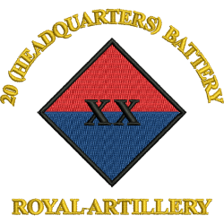 Dry Robe 20 Battery Royal Artillery RA