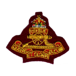 Royal Artillery Para Cloth Cap Badge