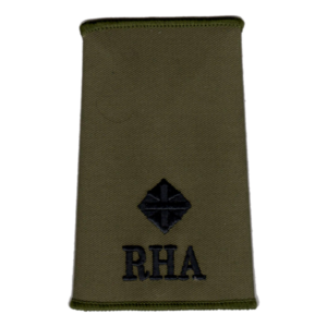 RHA Officer Rank Slide Olive