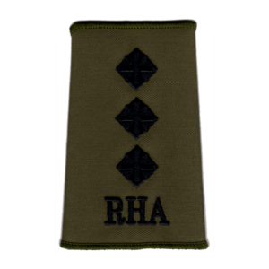 RHA Officer Rank Slide Olive
