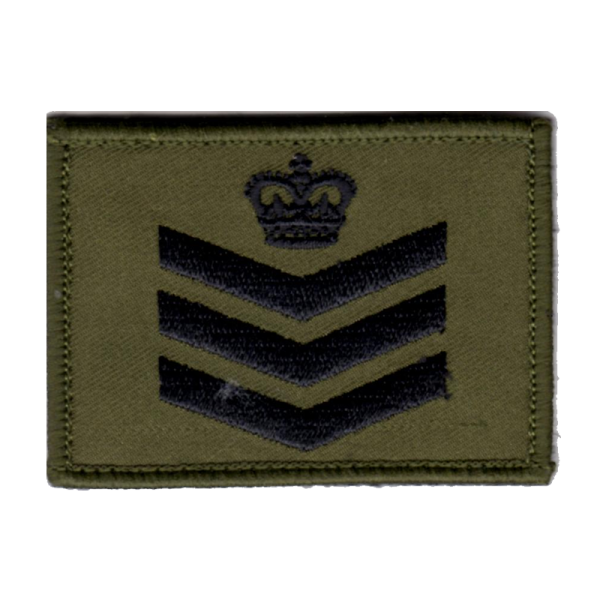 Smock Rank Patch Olive