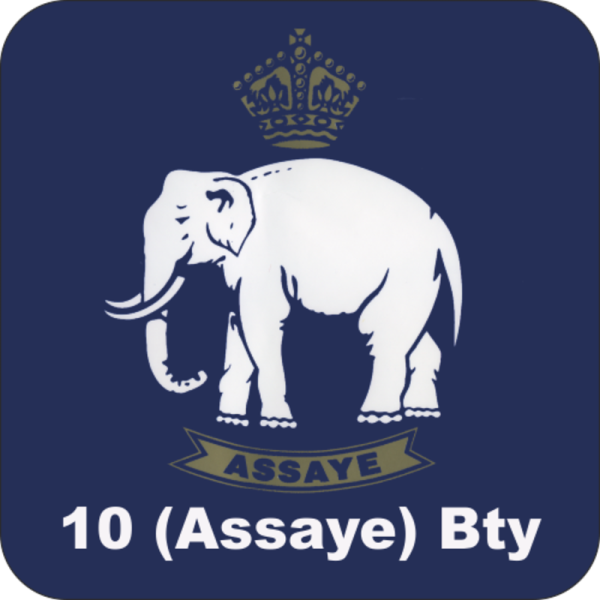 10 (Assaye) Battery Coaster