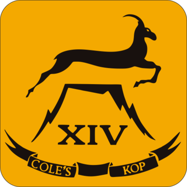 14 (Cole's Kop) Battery Coaster