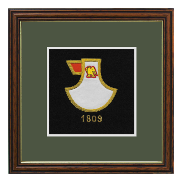 74 Battery (The Battle Axe Company) Framed Badge