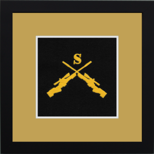 Snipper Framed Badge