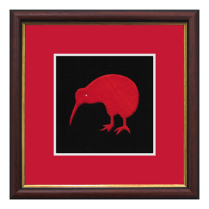 Kiwi Framed Badge