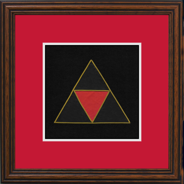 3rd (United Kingdom) Division Framed Badge