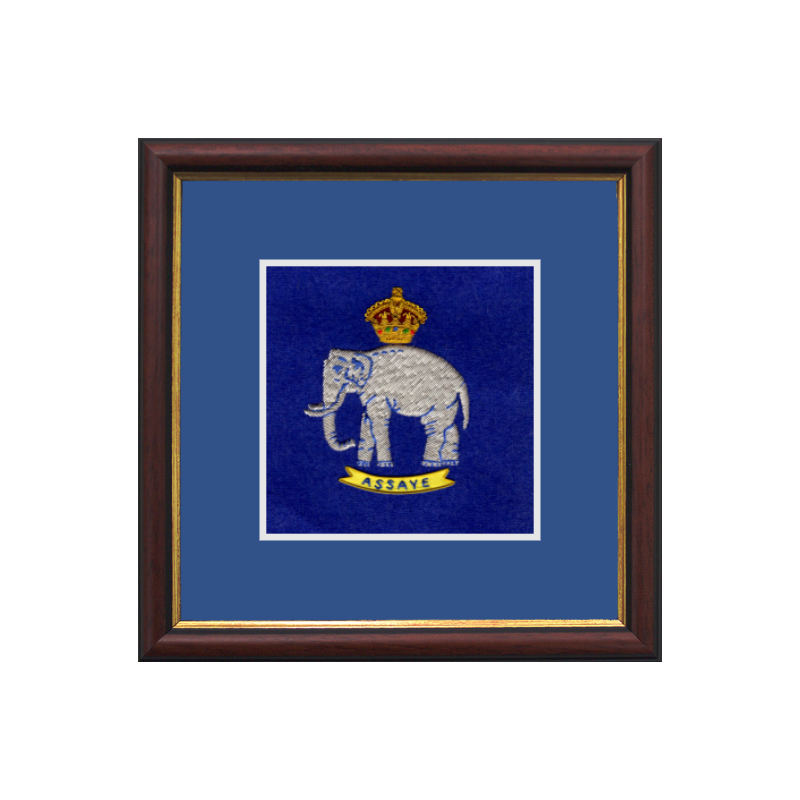10 (Assaye) Battery Framed Badge