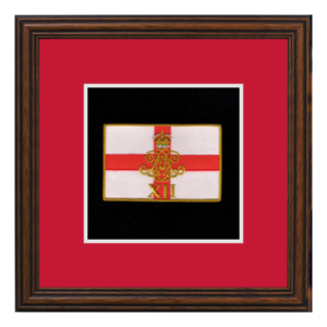 12 Regiment RA Framed Badge