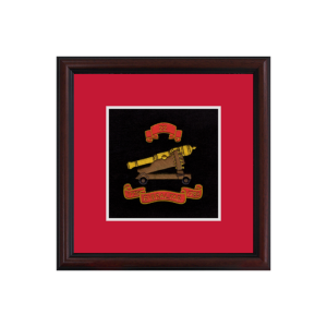 22 (Gibraltar 1779–83) Battery Framed Badge