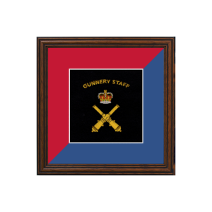 Gunnery Staff Framed Badge