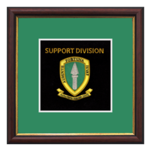 ARRC Support Division Framed Badge