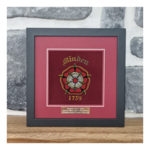 12 (Minden) Battery Framed Badge