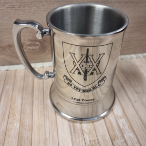 Engraved Metal Tankard