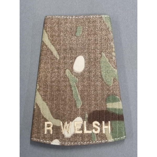 Royal Welsh Rank Slide