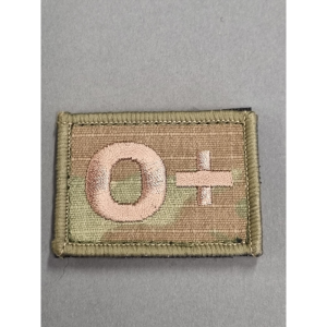 O+ Blood Group Patch