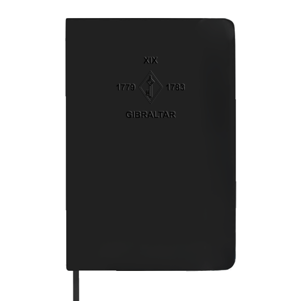 19 (Gibraltar) Battery Embossed Notebook