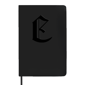 E Battery Embossed Notebook