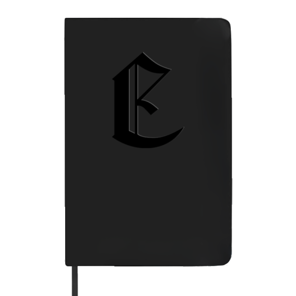 E Battery Embossed Notebook