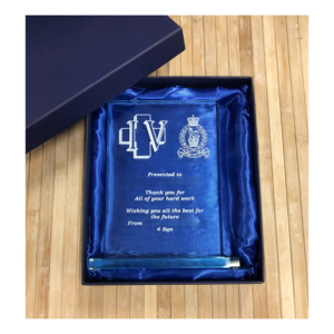 Personalized Glass Trophy