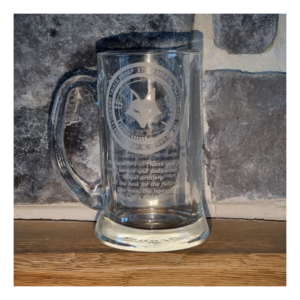 Personalized Glass Tankard