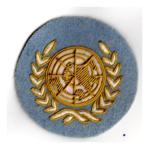 United Nations Cloth Cap Badge