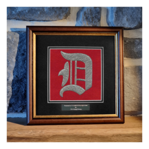 D Battery Framed Badge