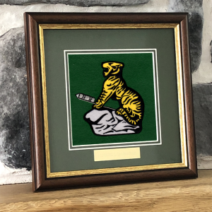 132 Battery Framed Badge