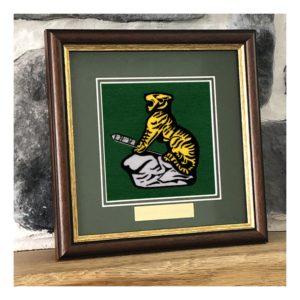 132 Battery Framed Badge