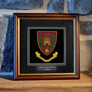 93 Battery Framed Badge