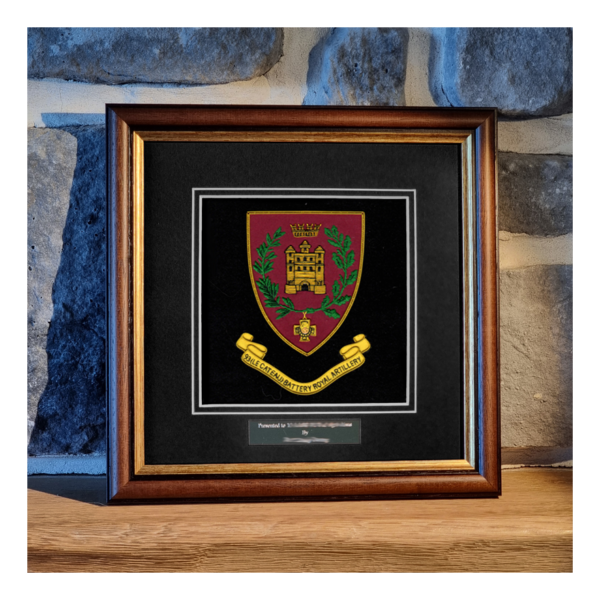 93 Battery Framed Badge