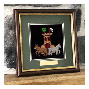 46 Battery Framed Badge