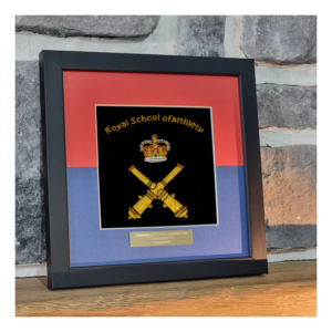 RSA Battery Framed Badge