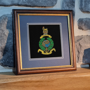 Royal Marines Framed Badge